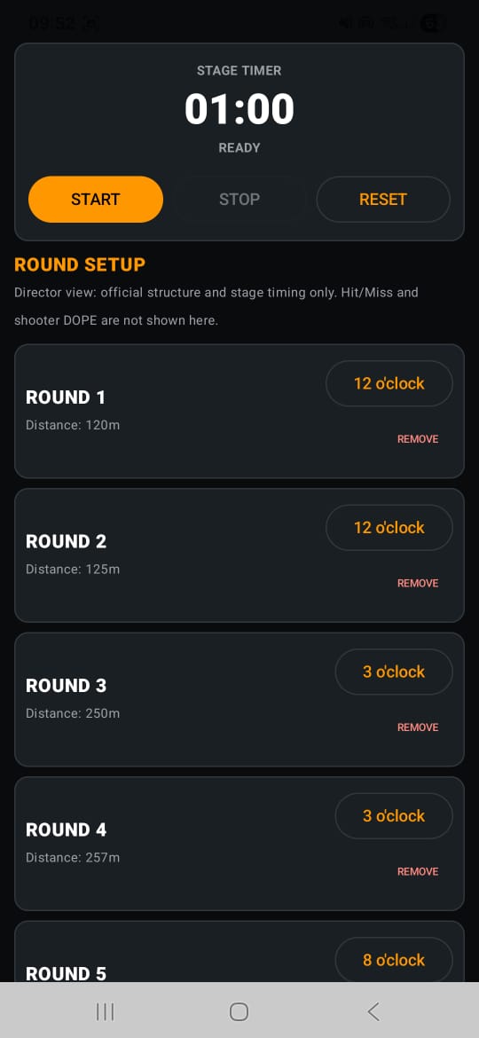 Jag Stories round setup